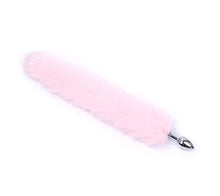 Load image into Gallery viewer, LSCZSLYH Fox Tail Anal Plug Tail Dildo Accessory Butt Plug Fox Tail Role Play for Couple Cosplay (Color : Pink)
