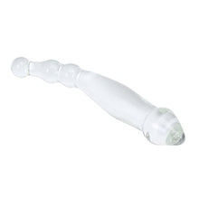 Load image into Gallery viewer, Aptitan 9&quot; Double Ended Glass Dildo Crystal Penis Female Masturbator G-spot Stimulator with Anal Bead Plug Butt Plug Anus Sex Toy
