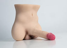 Load image into Gallery viewer, daomo Male Torso Sex Doll for Women with Realistic Flexible Dildo and Slideable Balls, Men Penis Love Doll with Tight Anal Hole and Flat Base Unisex Masturbation Sex Toy
