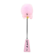 Load image into Gallery viewer, Leather Flirting Slapper Creative Ring Bell Plume Spanking Paddle Bat Restraint Toy Role- Play Accessories for Couples Adults (Pink) Decor for Banquet Celebration Favors
