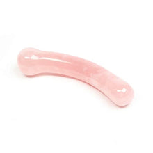 Load image into Gallery viewer, Chakrubs The Heart Curve Massage Sticks Sex Toy, 6.75 inch Length, Rose Quartz
