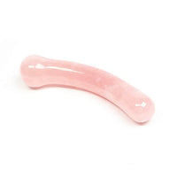 Chakrubs The Heart Curve Massage Sticks Sex Toy, 6.75 inch Length, Rose Quartz