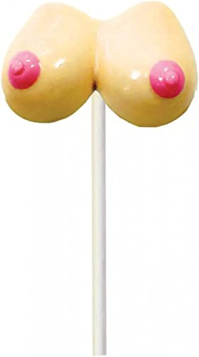 Boobie Pops - Strawberry with Free Bottle of Adult Toy Cleaner