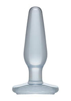 Doc Johnson Crystal Jellie Butt Plug Medium, Clear (0289-04-AM)