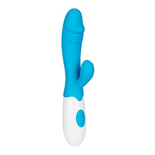 Load image into Gallery viewer, EIS Powerful Rabbit Vibrator - G-spot Vibrator and Clitoris Stimulator, 30 Vibration Settings - Skin-Friendly Silicone (Light Blue)
