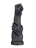 Realistic Hand Dildo with Strong Suction Cup Fist and Forearm Anal Plugs for Vaginal or Anal Fisting Big cilicone Huge Dildo for Men (Small) Black