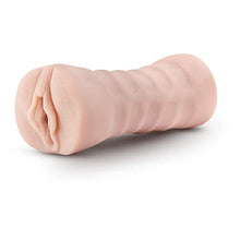 Load image into Gallery viewer, Blush M for Men Ashley - 5&quot; Vibrating Ultra Soft Realistic X5 Plus Ribbed Masturbator Stroker - Tight and Fits You Like A Glove - Open Ended - Hand Held Male Masturbation Sex Toy
