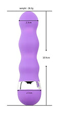 Load image into Gallery viewer, Handheld Portable Strong Shock Travel Small Bullet Tool Waterproof Bullet Rod for Women Pleasure, Personal Bullet Tool Silicone Massage Ball for Body Relax, Electric 10 Modes (Purple-2)
