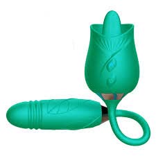 Hot Newly Teal Green Rose &Vibrator Plus, 55x55x300mm, 6.0 ounces, 60.0 Count