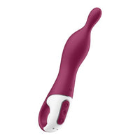 Satisfyer A-Mazing 1 A-Spot Vibrator for Women - Vibrating Dildo, G-spot Stimulator, Sex Toy with Curved, Ergonomic Shape, Flexible Tip - Waterproof, Rechargeable (Berry)