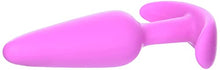 Load image into Gallery viewer, Doc Johnson Mood - Naughty 1 - Silicone Anal Plug - Small - 3.3 in. Long and 0.8 in. Wide - Tapered Base for Comfort Between The Cheeks - Small - Pink
