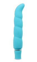 Load image into Gallery viewer, Blush Luxe Purity G - Platinum Cured Puria Silicone G Spot and External Vibrator - Ultrasilk Smooth - 10 Vibration Modes - IPX7 Waterproof - Body Safe Sex Toy for Women - 5 Yr Warranty - Aqua
