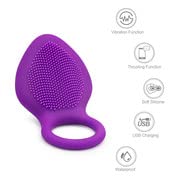 Load image into Gallery viewer, Vibrating Cock Ring, Cock Ring for Men with 10 Vibration Patterns, Silicone Elastic Vibrator Erection Pleasure Enhancer, Clitoris Stimulator for Women, Adult Sex Toys and Games for Men
