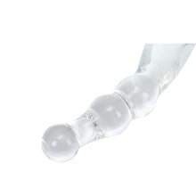 Load image into Gallery viewer, Aptitan 9&quot; Double Ended Glass Dildo Crystal Penis Female Masturbator G-spot Stimulator with Anal Bead Plug Butt Plug Anus Sex Toy
