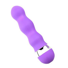 Load image into Gallery viewer, Handheld Portable Strong Shock Travel Small Bullet Tool Waterproof Bullet Rod for Women Pleasure, Personal Bullet Tool Silicone Massage Ball for Body Relax, Electric 10 Modes (Purple-2)
