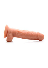 Load image into Gallery viewer, Strap U Power Pecker 7&quot; Silicone Dildo with Balls - Flesh,1 Count, 123313
