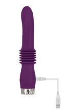 Load image into Gallery viewer, Adam &amp; Eve Deep Love Vibrator Purple One Size
