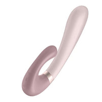 Satisfyer Heat Wave Rabbit Vibrator with Warming Function and App Control - G-Spot and Clitoris Stimulation, Heated Vibrating Dildo - Compatible with Satisfyer App, Waterproof, Rechargeable (Mauve)