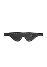 Load image into Gallery viewer, Ouch! Skulls and Bones Ouch! Skulls and Bones - Eye Mask with Skulls &amp; Spikes - Black, Black
