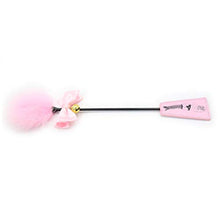 Load image into Gallery viewer, Leather Flirting Slapper Creative Ring Bell Plume Spanking Paddle Bat Restraint Toy Role- Play Accessories for Couples Adults (Pink) Decor for Banquet Celebration Favors
