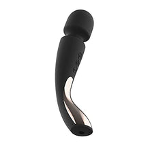 Load image into Gallery viewer, LELO Smart Wand 2 Medium Personal Wand Massager Tension Releasing Muscle and Body Massager, Waterproof &amp; Wireless Rechargeable Wand, Black
