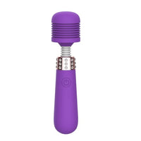 Mini Pocket Vibrator, Travel Size Vibrating Wand, Clitoral Stimulator, Waterproof, Quiet, Discreet, Powerful Vibration, Personal Clitoris Massager, Adult Sex Toy, 10 Speed Vibrator for Women (Purple)