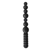 NOPNOG 13.26 inch Long Anal Bead, Black Anal Dildo, Bendable, Silicone, Sex Toys for Men Women