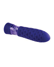 Load image into Gallery viewer, Evolved Novelties - Raver - Rechargeable Silicone Light-Up Vibrating Bullet - Blue
