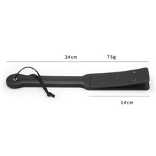 Load image into Gallery viewer, DOITOOL Couples Toys Black Restraint Slapper Play Cosplay for Role Premium Spanking Whip Fetish Double Flogger Hand Couple Bat Couples Game Accessories Leather Paddle Lovers Flirting Juguetes
