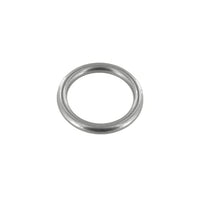 ORT Nickel Matte, Thin O-Ring, Solid Brass-LL, Multiple Sizes