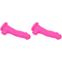 Colours Pleasures Silicone Dong Dildo, Pink, 5 Inch (Pack of 2)