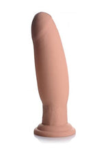 Load image into Gallery viewer, 7X Inflatable and Vibrating Remote Control Silicone Dildo - 8.5 Inch Beige
