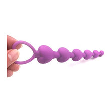 Load image into Gallery viewer, IXOUP Heart Beads Soft Anal Plug Anus Toys Big Balls Silicone G-Spot Stimulating Butt Plugs Adult Sex Couple Sexy Erotic Accessories (Color : 6)
