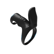 Load image into Gallery viewer, ERUN Vibrating Dual Cock Rings Sex Toys Silicone Wireless Remote for Adult Men Control Penis Enhancer Ring Rechargeable Waterproof Clitoral Stimulate Massager for Couples
