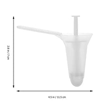 Load image into Gallery viewer, Ciieeo 10pcs Disposable Anoscope Plastic Anal Dilator Narrow Rectal Speculum Original Instrument Amal Speculum for Anal Examination Testing White
