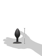 Load image into Gallery viewer, Doc Johnson Platinum Premium Silicone - The Minis - Spade - Medium - 4.0 in. Long and 1.5 in. Wide - Butt Plug - Petite Anal Toy - Great for Beginners - Black
