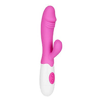 EIS Powerful Rabbit Vibrator - G-spot Vibrator and Clitoris Stimulator, 30 Vibration Settings - Skin-Friendly Silicone (Pink)