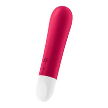 Load image into Gallery viewer, Satisfyer Ultra Power Bullet 1 Mini Bullet Vibrator - Clitoral Stimulator, Personal Massager, Rounded Tip - Portable, Waterproof, Rechargeable, 10.5cm (Red)
