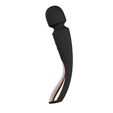 Load image into Gallery viewer, LELO Smart Wand 2 Medium Personal Wand Massager Tension Releasing Muscle and Body Massager, Waterproof &amp; Wireless Rechargeable Wand, Black
