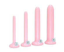 Load image into Gallery viewer, Size 1,2,3,4 Neodymium Magnetic Vaginal Dilators Set of Four - Made in USA BPA Free Set with Magnets. Medical Grade Plastic. 5001SM-3
