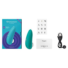 Load image into Gallery viewer, Womanizer Starlet 3 Clitoral Sucking Vibrator Clitoral Stimulator for Women Sex Toy for Her with 6 Intensity Levels Waterproof USB Rechargeable, Turquoise
