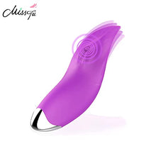 Load image into Gallery viewer, MISSTU Sex Toys Clitoral Vibrator Clit Stimulators Small Tongue Licking Massager Sensual Games Oral Adult Toy for Virgin Foreplay Entertainment for Women Men Couples Silicone Waterproof (Purple)
