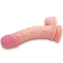 Load image into Gallery viewer, Vibrating Realistic Dildo - Curved Suction Cup Vibe - 3 Speed G-Spot Stimulator
