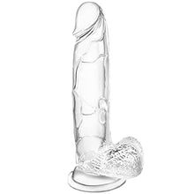 Load image into Gallery viewer, Realistic Dildos,8.9 Inch , Body-Safe Material Lifelike Huge Penis with Strong Suction Cup for Hands-Free Play for Women or Men
