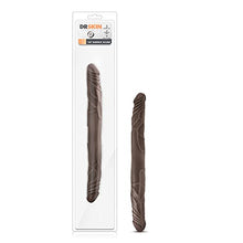 Load image into Gallery viewer, Adult Sex Toys Dr. Skin - 14in Double Dildo - Chocolate
