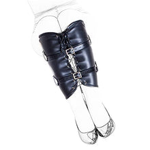 Load image into Gallery viewer, THAT NIGHT Leather Tight Leg Protectors, Female Slave Training Calf Restraint Belt, Sexy Tight Binding Leg Adult Product
