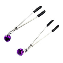 Load image into Gallery viewer, SOIMISS 1 Pair Breast Vaginal Clamps Adjustable Double Bells Breast Clit Clip Stimulator Massage for Women Female
