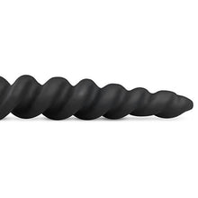 Load image into Gallery viewer, EasyToys Twisted Anal Dildo, Black, 88 Gram
