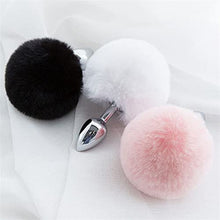 Load image into Gallery viewer, LSCZSLYH Metal Plush Rabbit Fox Tail Anal Plug Butt Plug Rabbit Ear BDSMFor Women Adult Game (Color : Collar B)
