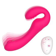 Load image into Gallery viewer, G Spot Clitoral Vibrator for Women and Lesbian-Remote Control Double Ended Strapless Dildo with 10 Flapping&amp;Vibrating Modes ,Waterproof Clitoral Stimulator Versatile Adult Sex Toy
